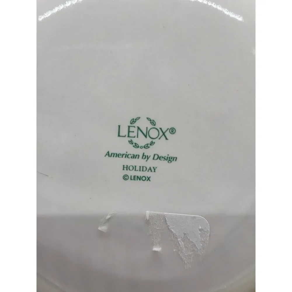 Lenox Christmas Holiday Pet Dog Bowl “Lick The Bowl” 7